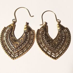 Vintage‎ dangle earrings mandala new d70